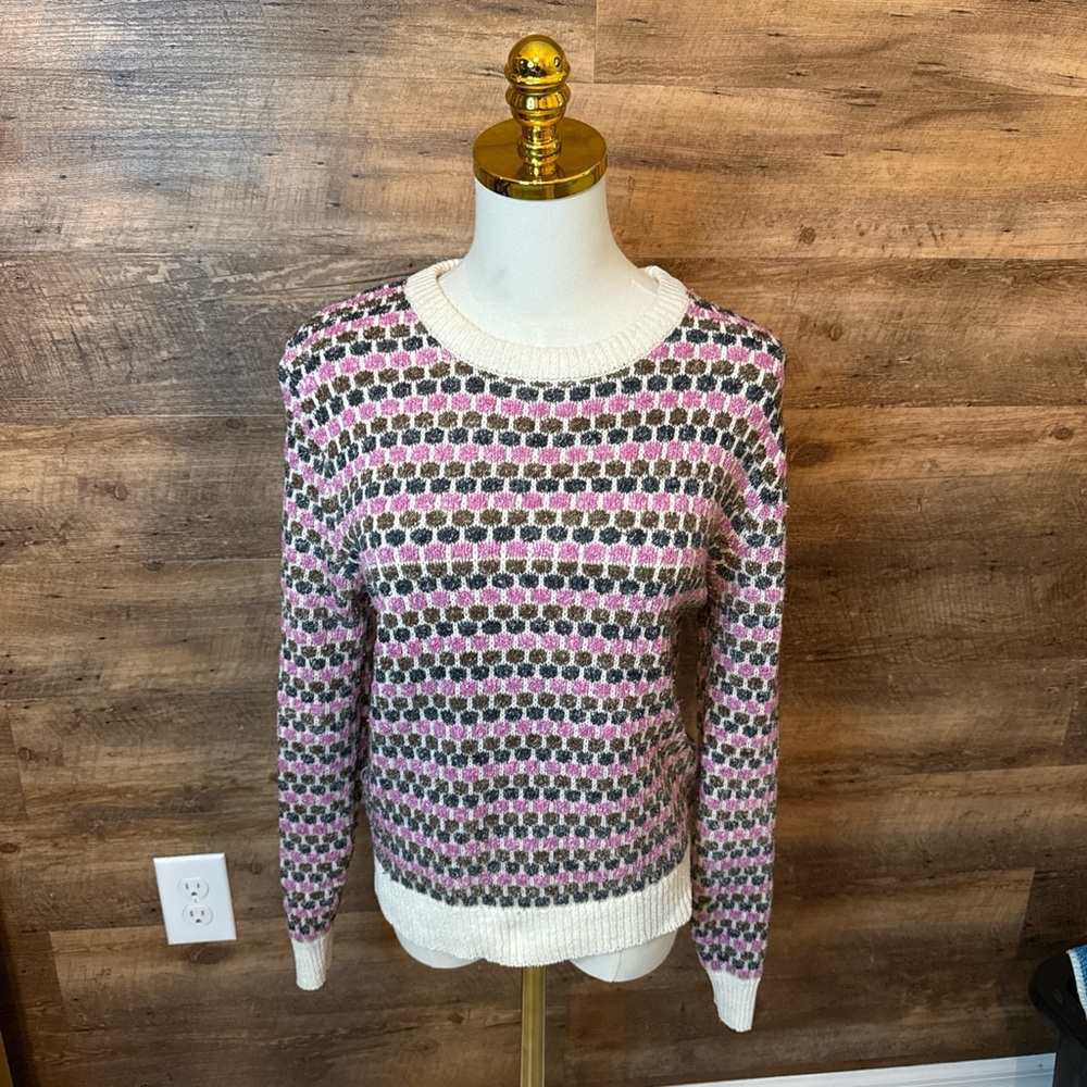 Vintage Collage Women’s Medium Sweater